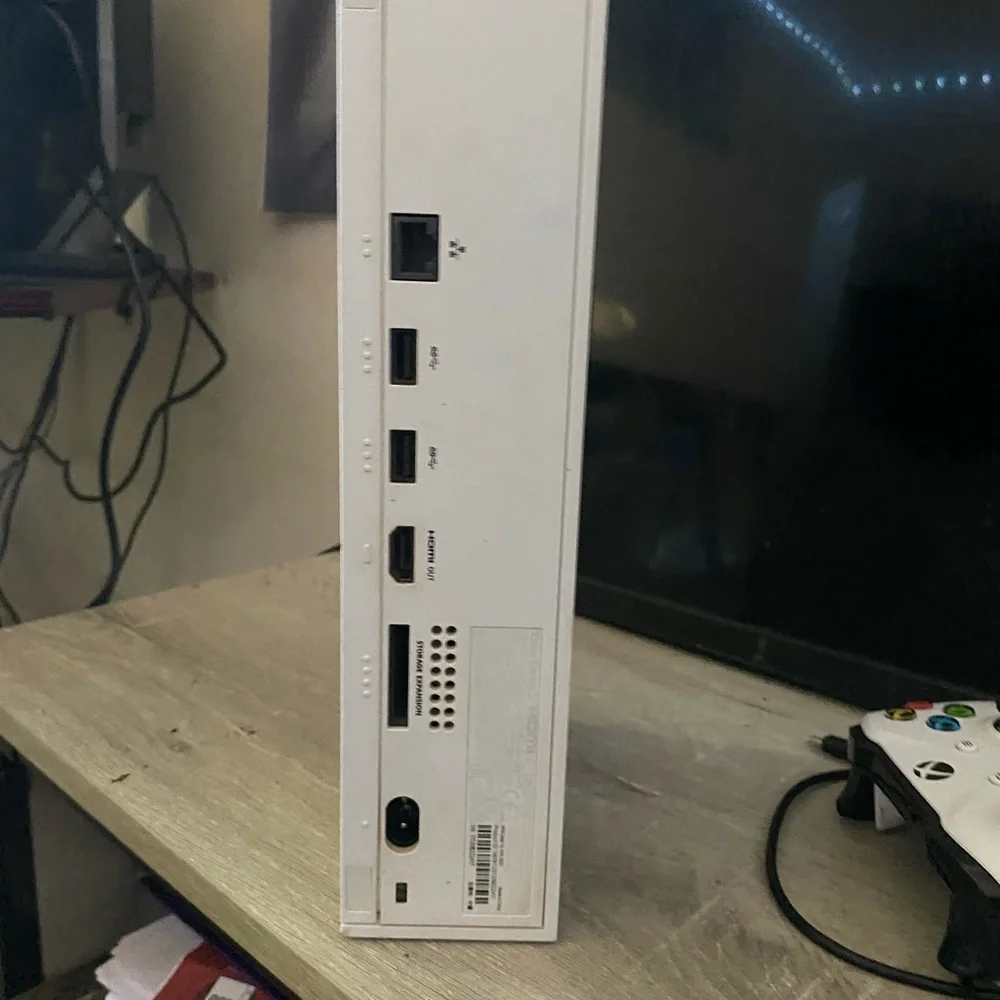 White Gaming Console
